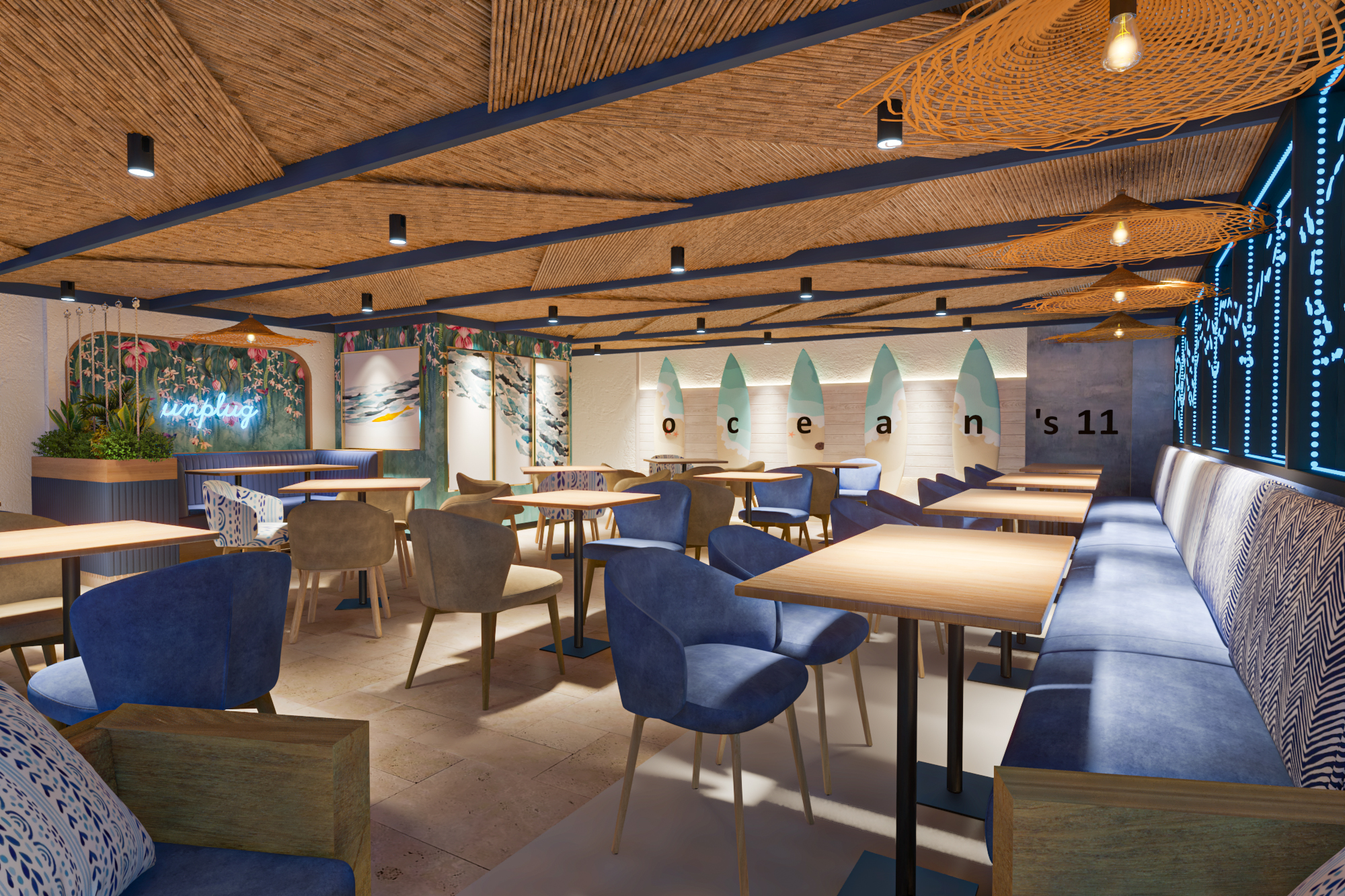 Stingray & Ocean Feature Walls